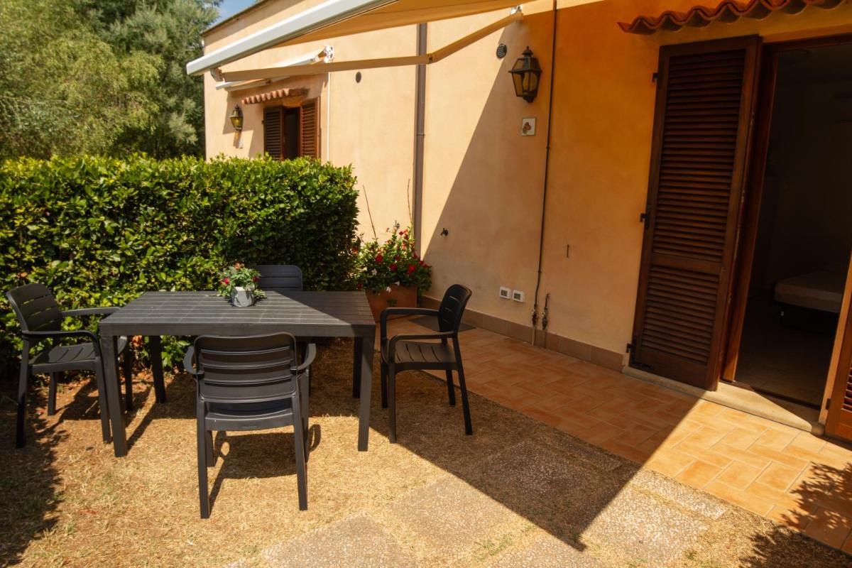outdoor BBQ area