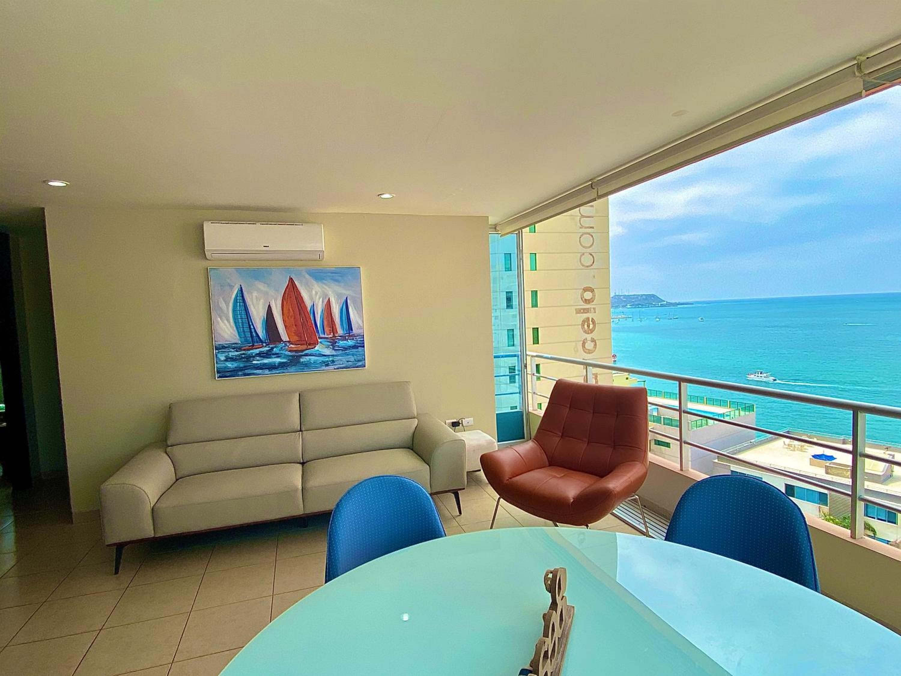 Hotel Comodo Apartamento Con Vista Al Mar.