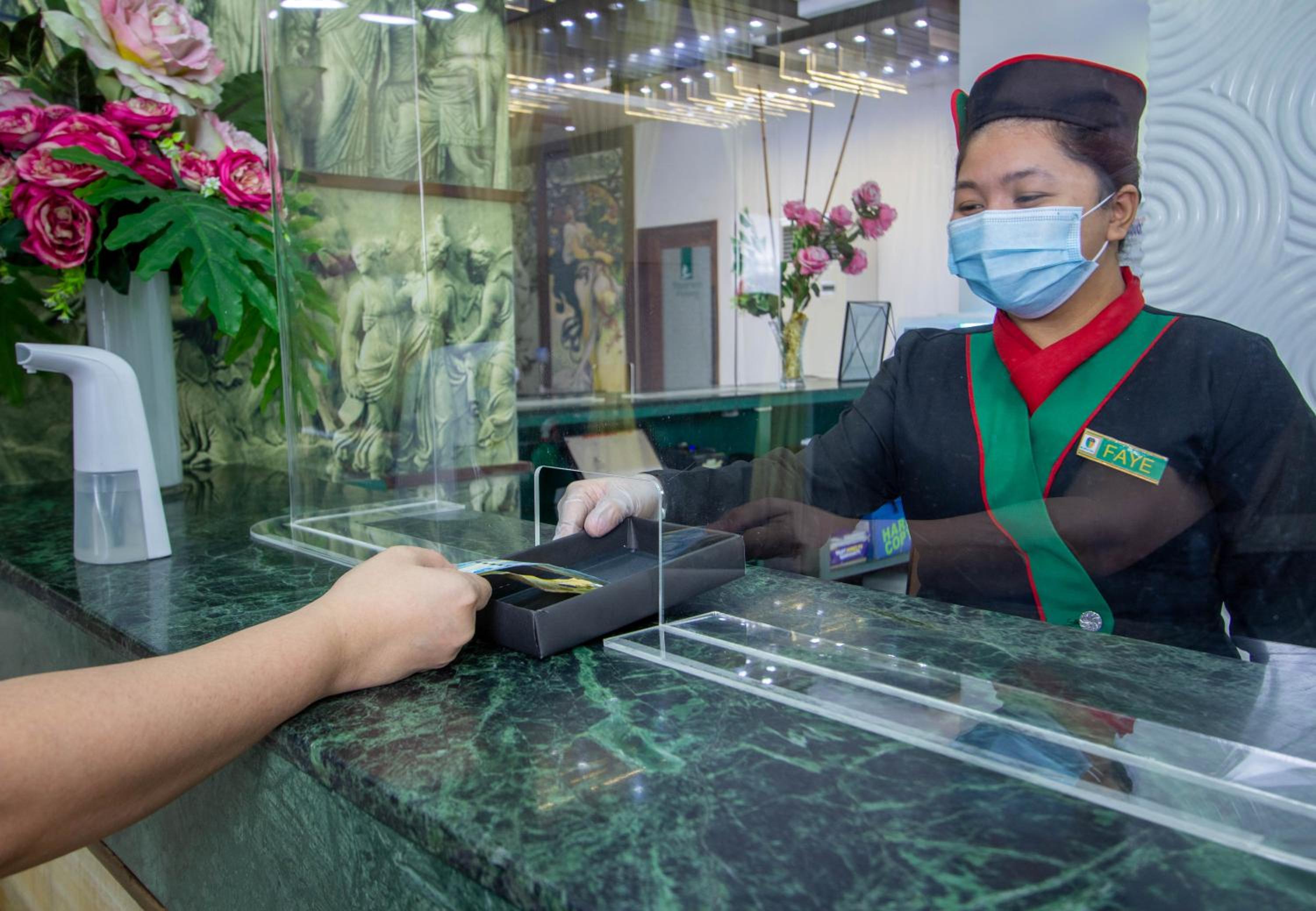 hotel reception