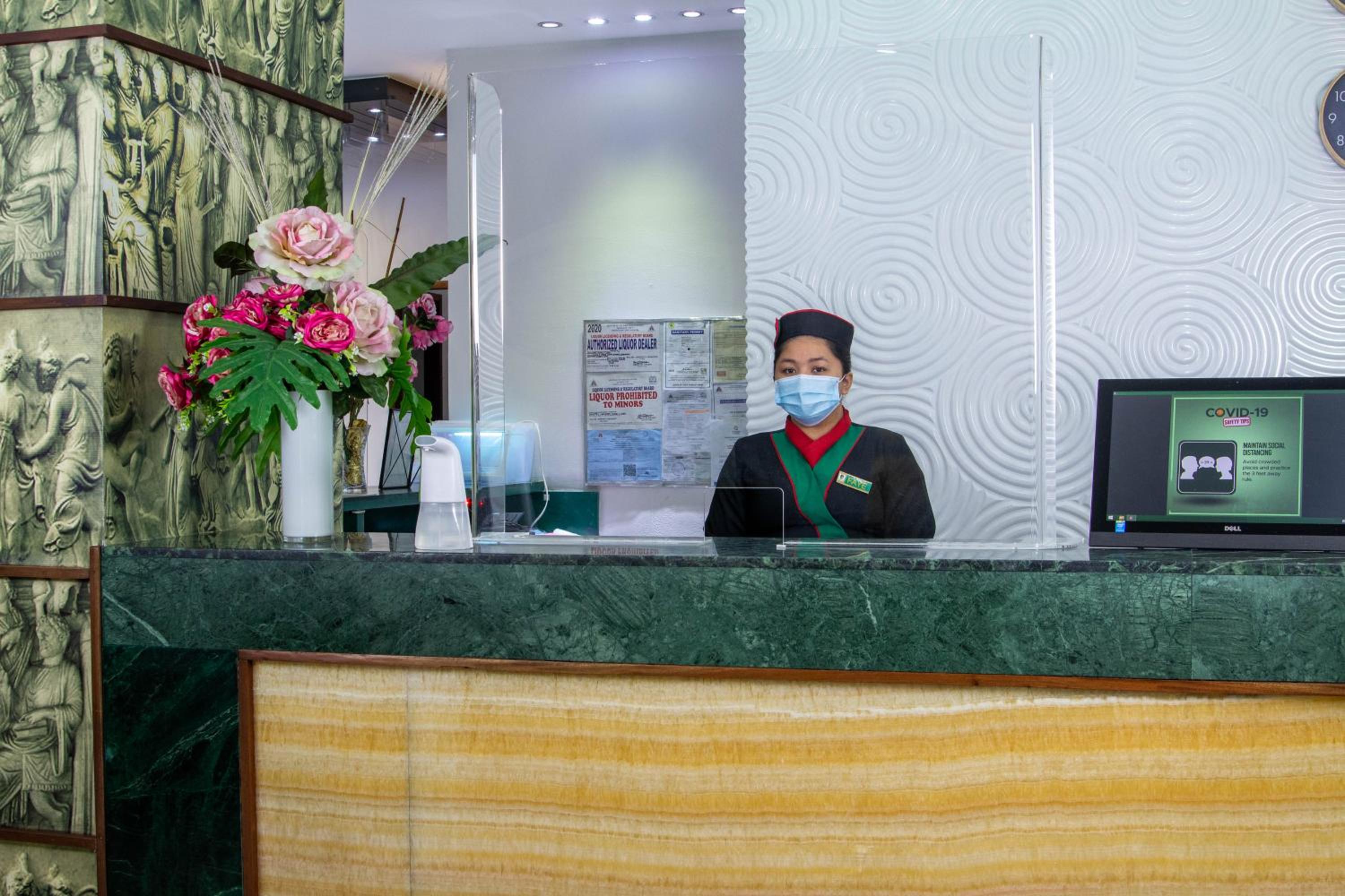 hotel reception