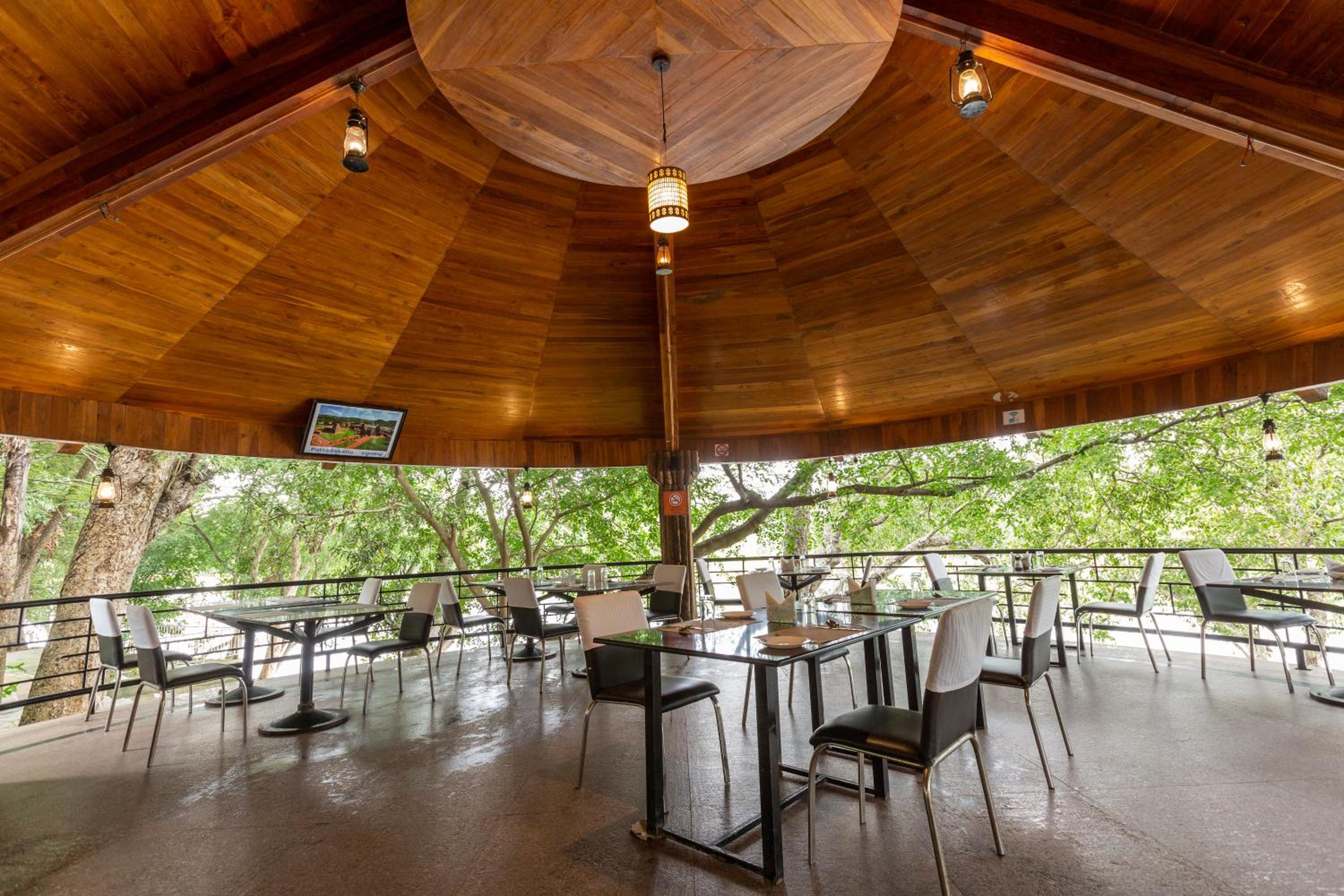 outdoor BBQ area