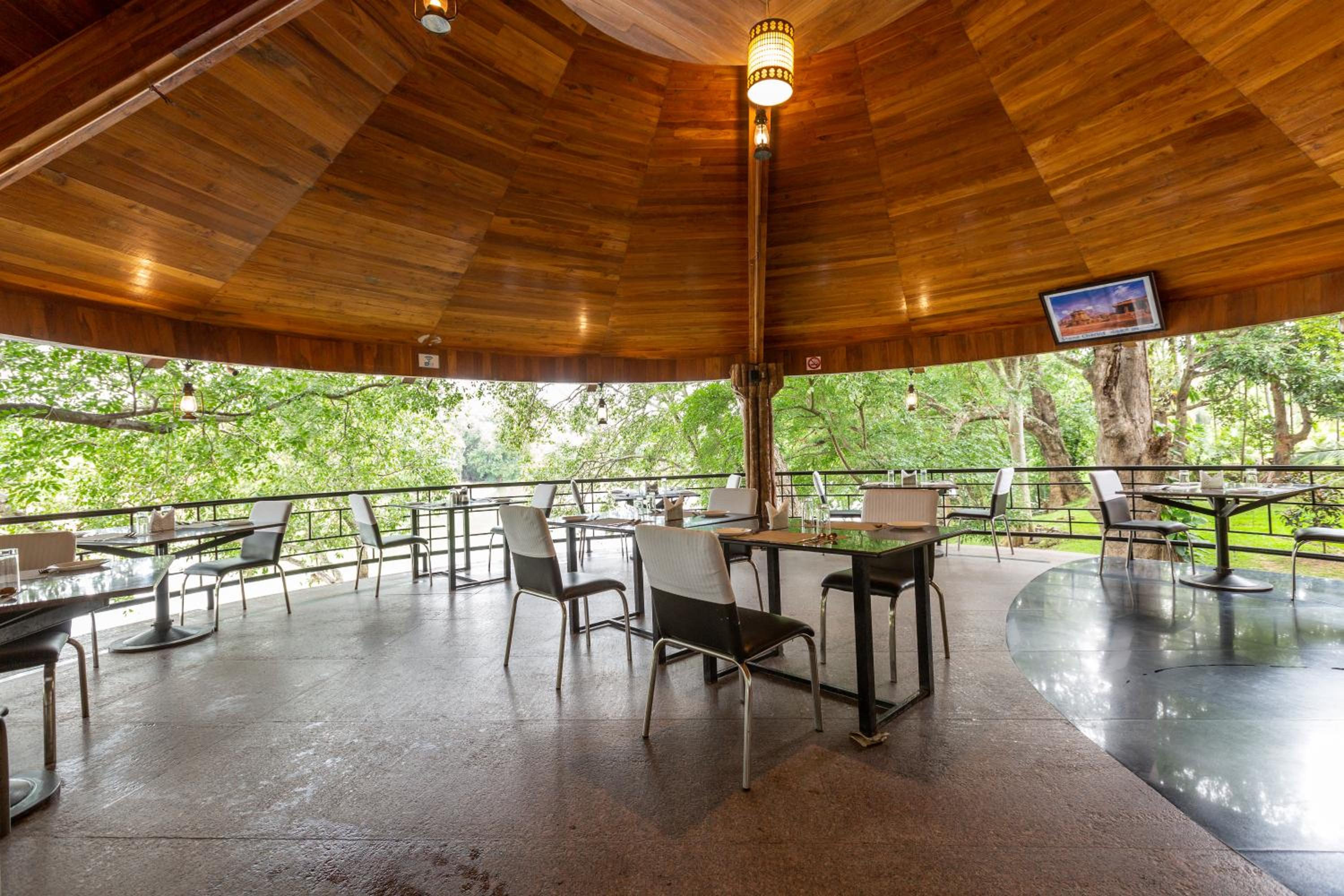 outdoor BBQ area