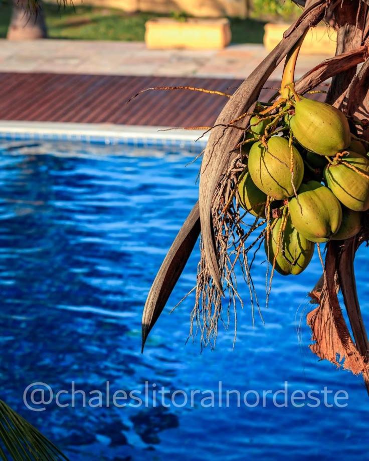 Chalé com piscina privada vista mar-Zumbi-RN