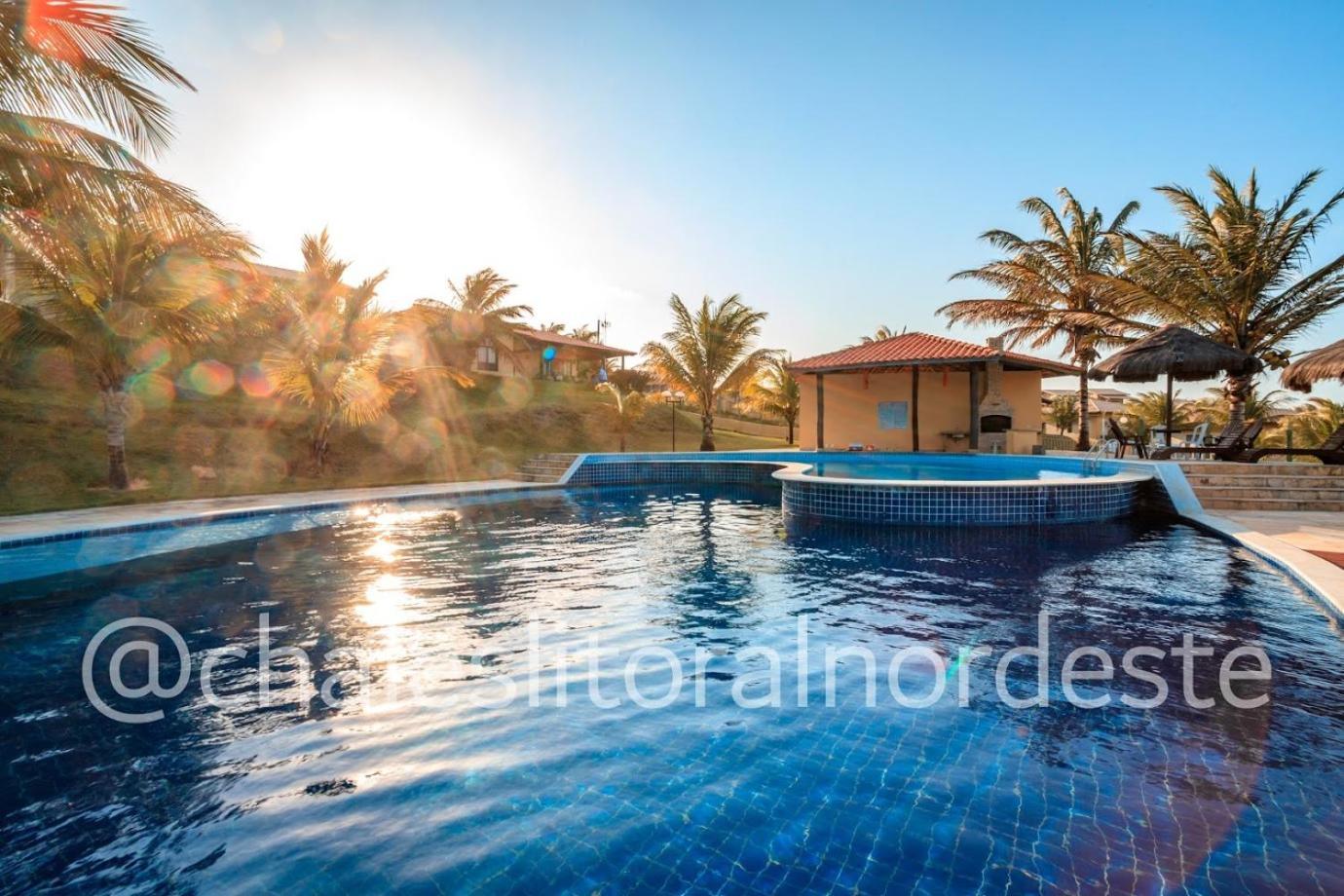 Chalé com piscina privada vista mar-Zumbi-RN