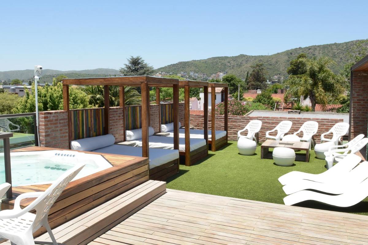 outdoor BBQ area