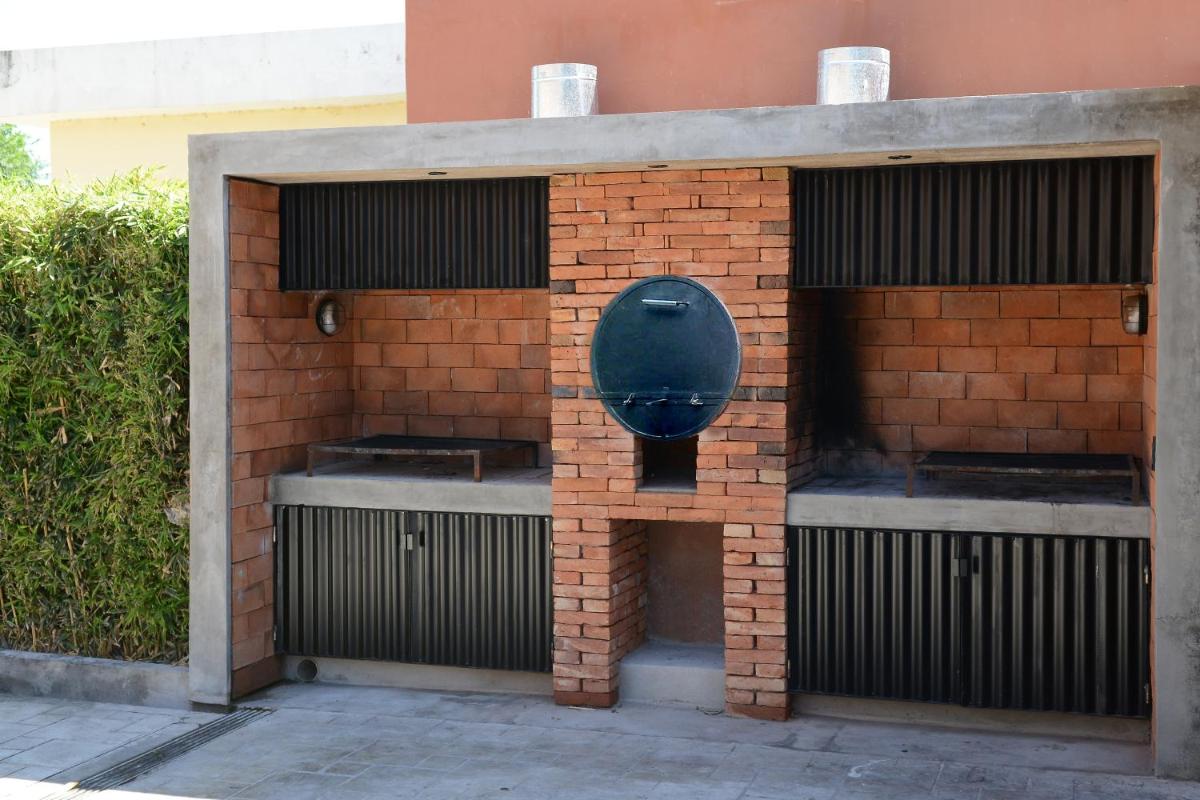 outdoor BBQ area