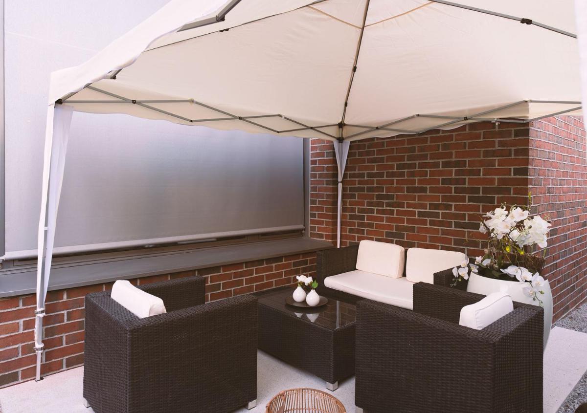 outdoor BBQ area