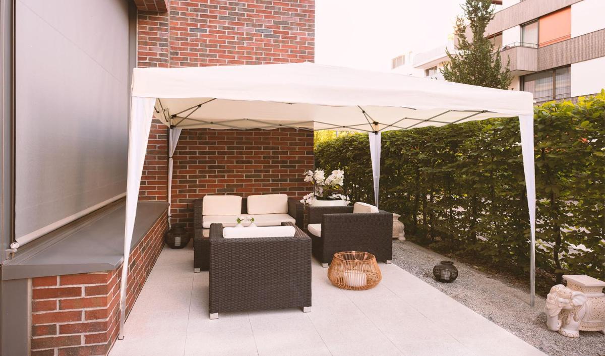 outdoor BBQ area