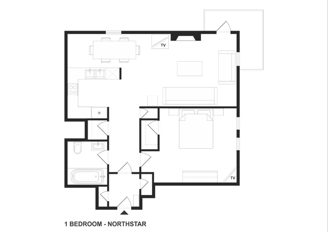 1BR in Northstar, Village Location, Gas Fireplace, Shared Hot Tub, Ski Storage