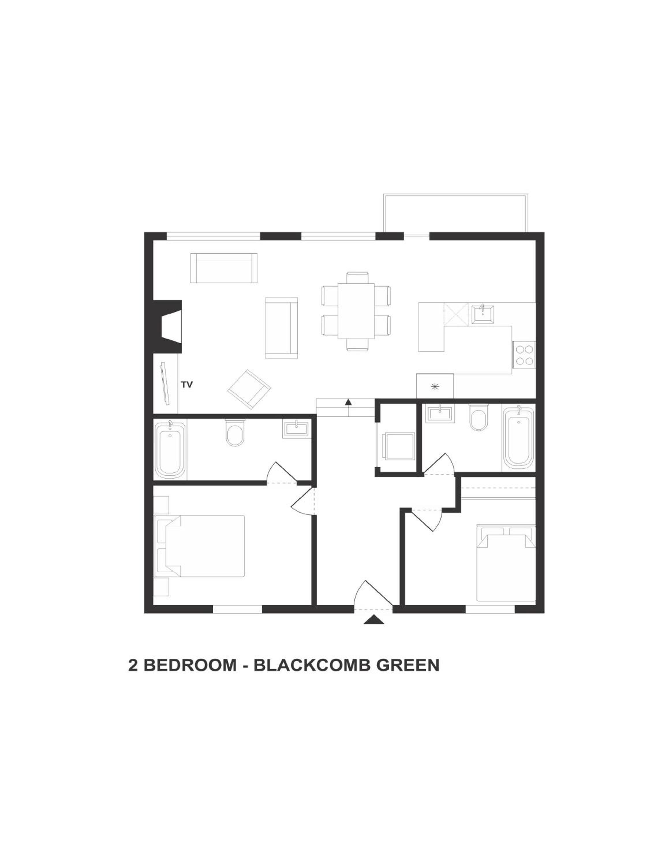 2BR in Blackcomb Greens, Wood Burning Fireplace, Communal Hot Tub, Nature Views