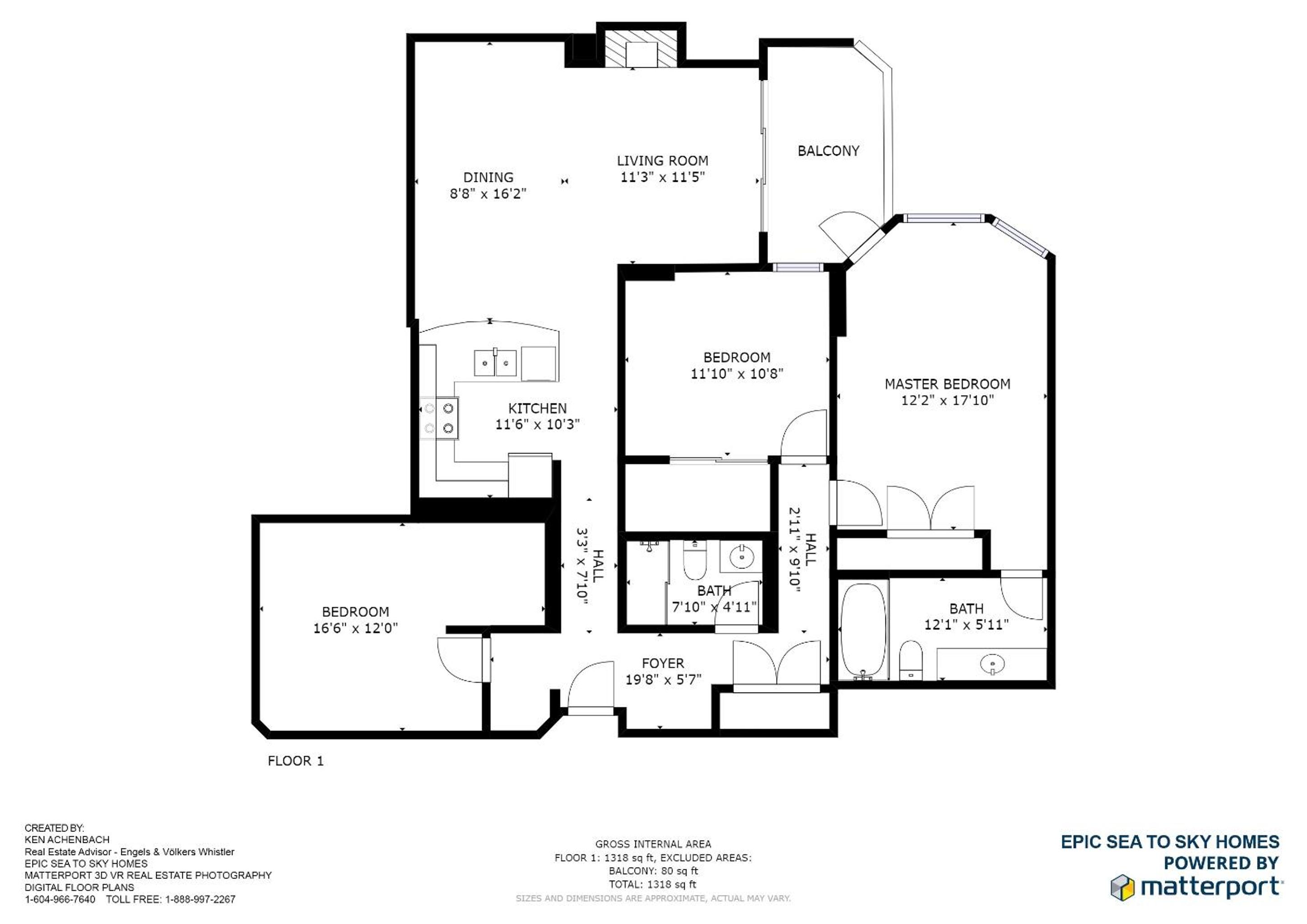 2BR plus Den in Woodrun, True Ski In, Ski Out, Heated Floors, Pool and Hot Tub, King Ensuite