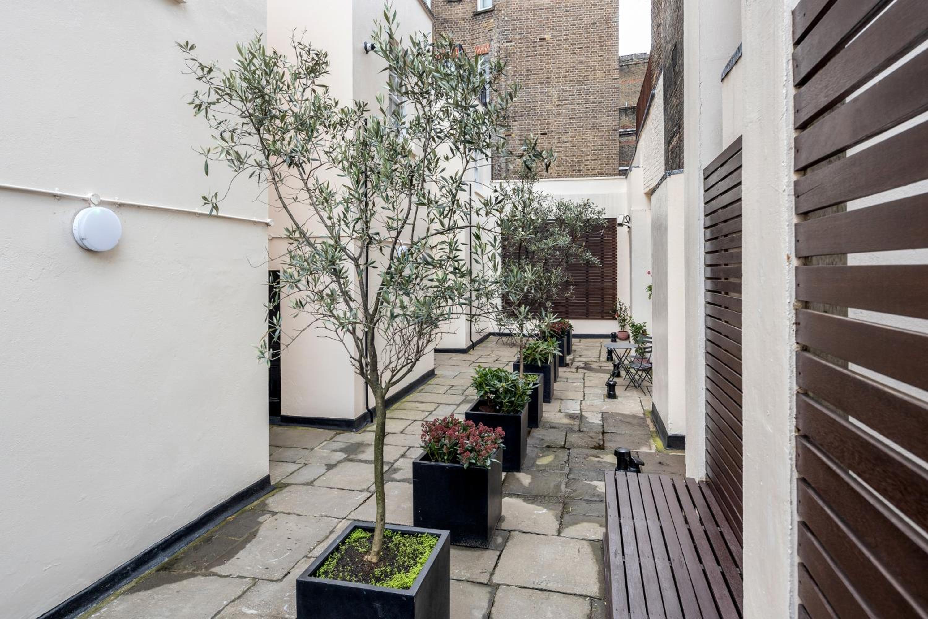 outdoor bbq area