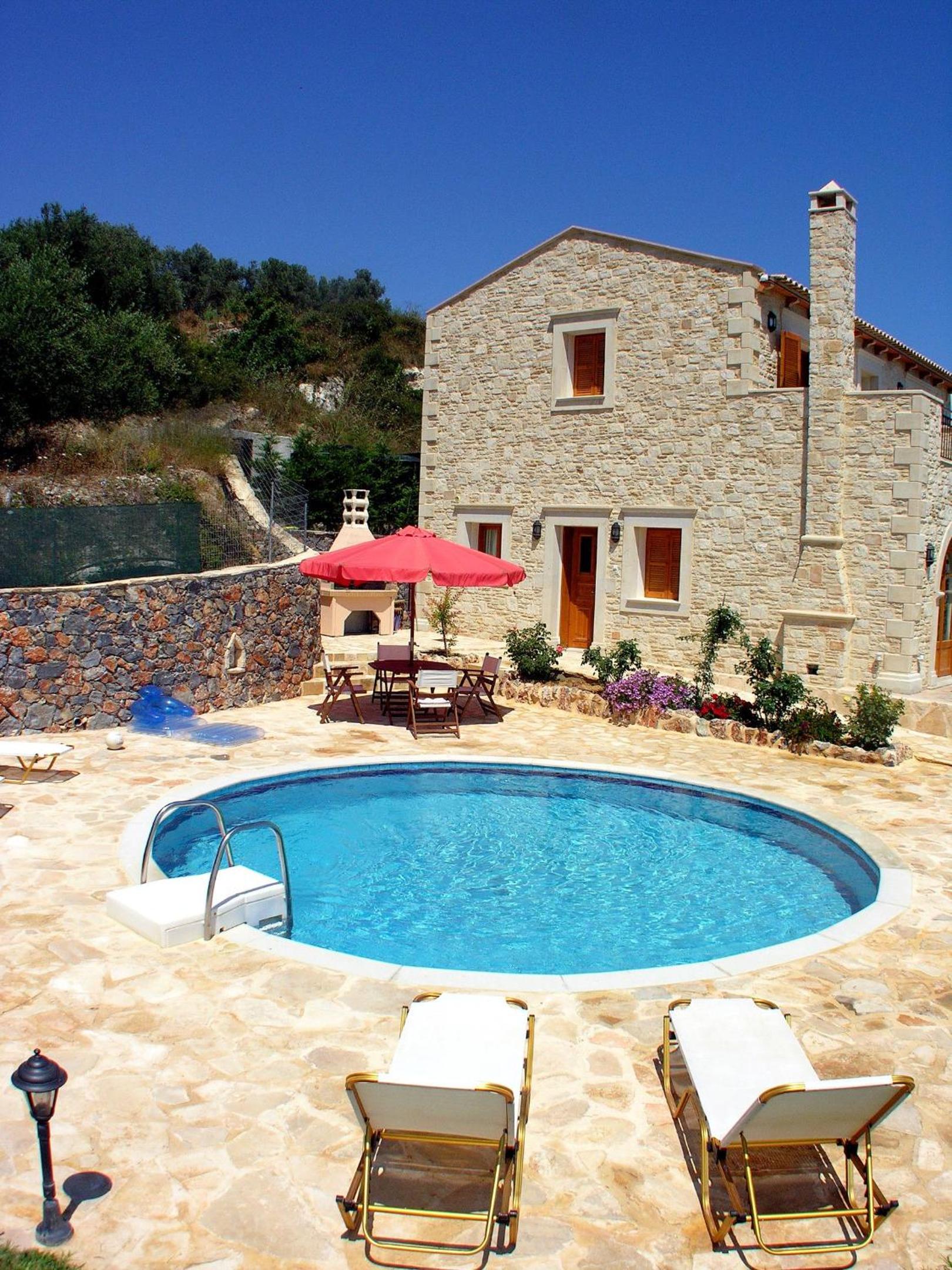 Exclusive Crete Villa Hill Top villa Private Pool Stunning Views 3 BDR Rethymno view 3