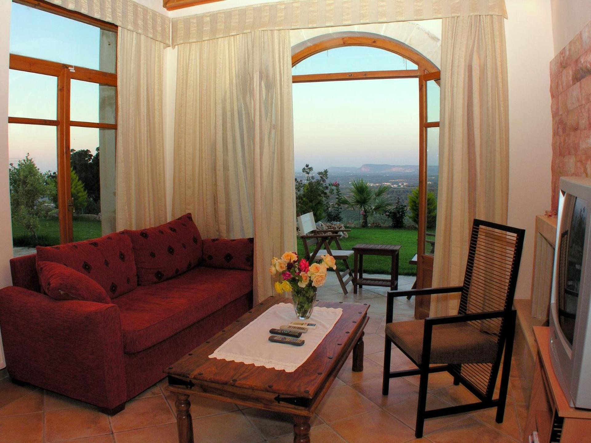 Exclusive Crete Villa Hill Top villa Private Pool Stunning Views 3 BDR Rethymno view 5