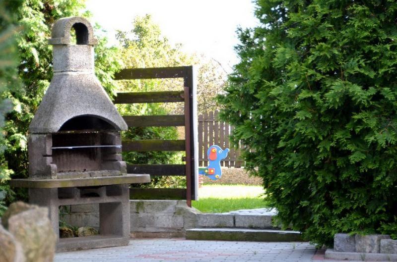 outdoor BBQ area