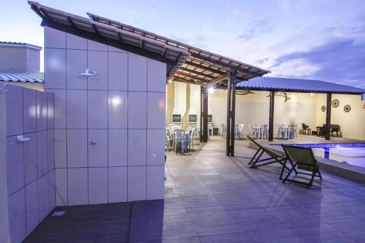 outdoor BBQ area
