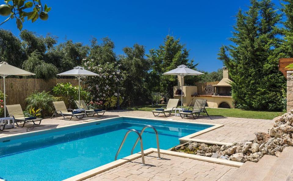 Exclusive Crete Villa Villa Citrus 3 Bedroom Private Pool Rethymnon view 3