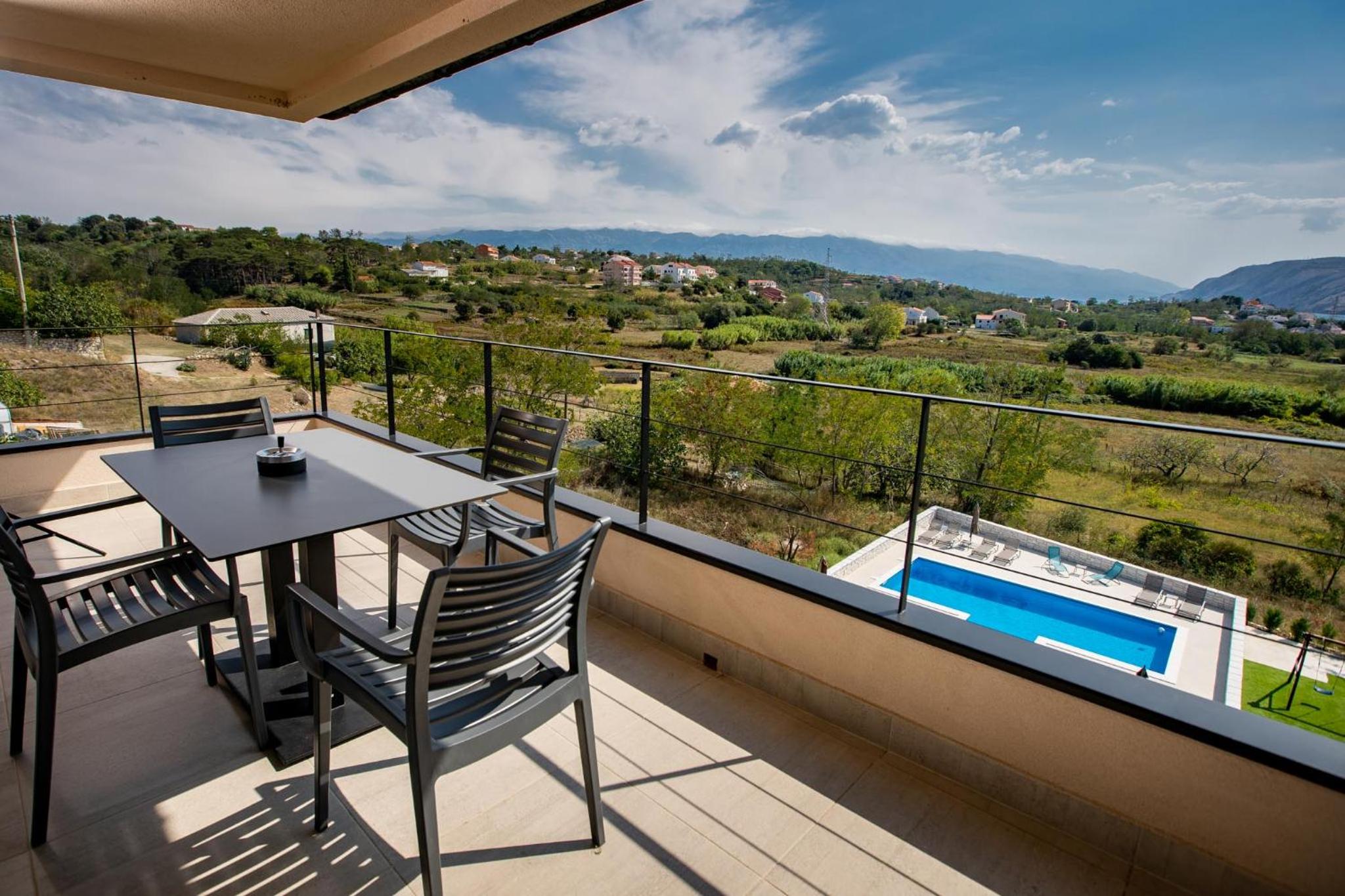 outdoor BBQ area