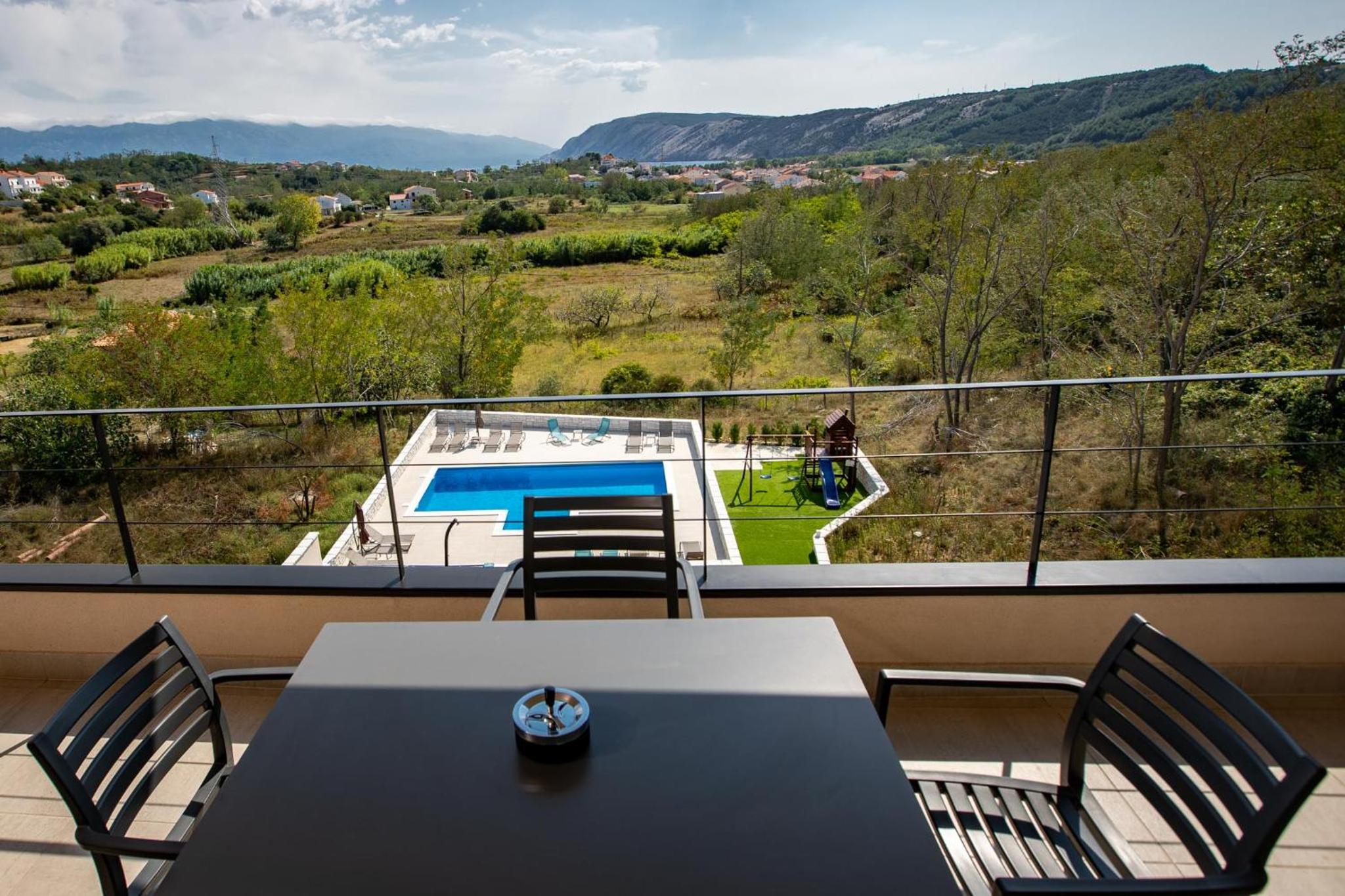 outdoor BBQ area