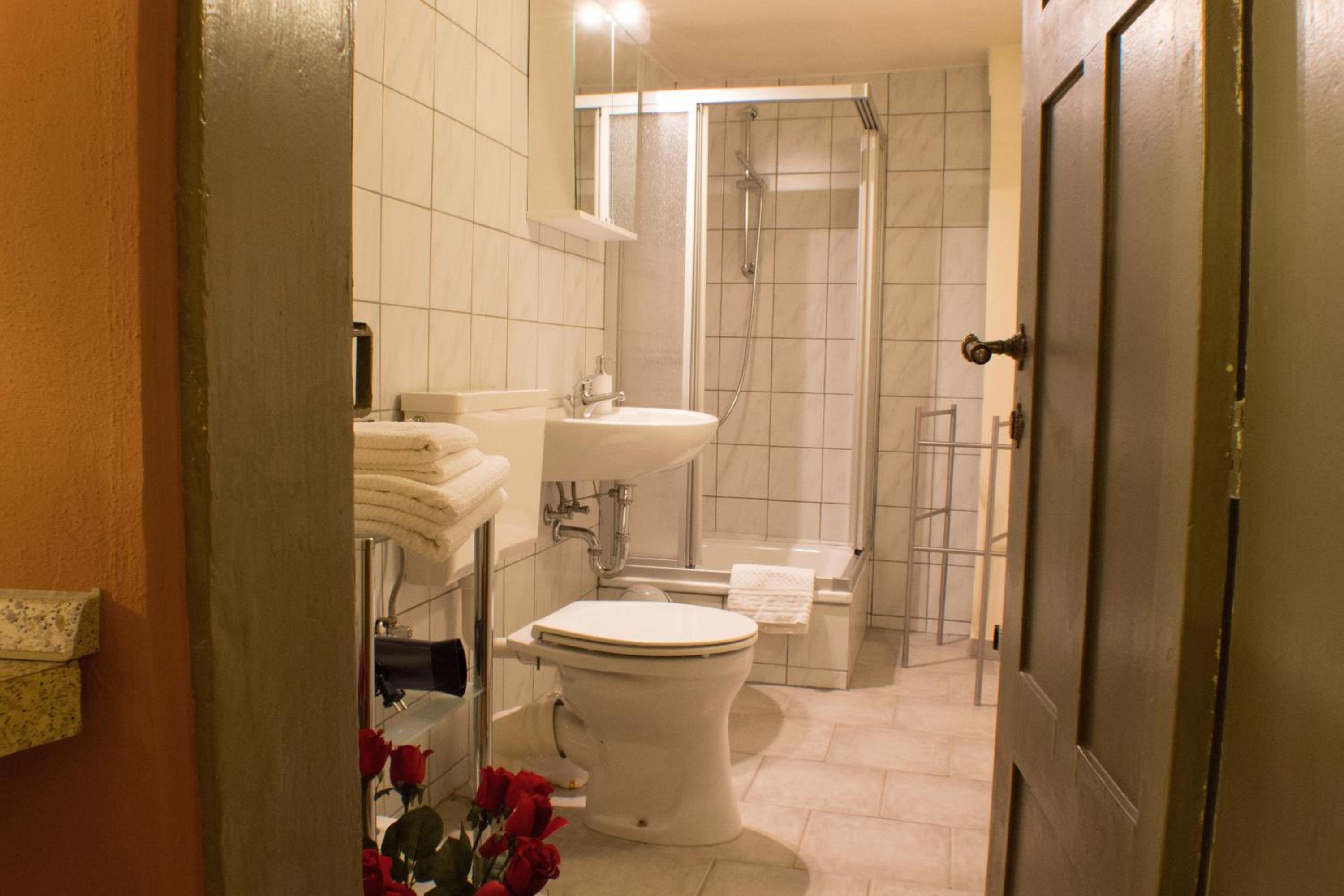 Ferienwohnung Im Damm - private Terrasse
