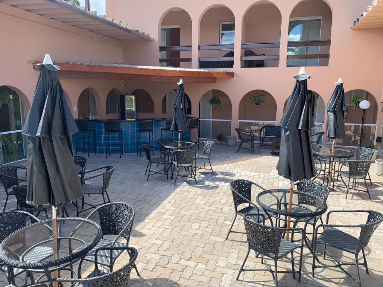 outdoor BBQ area