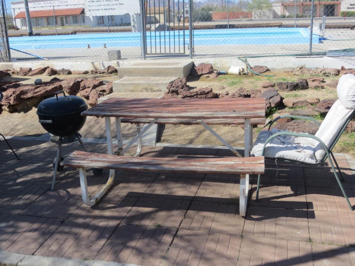 outdoor BBQ area