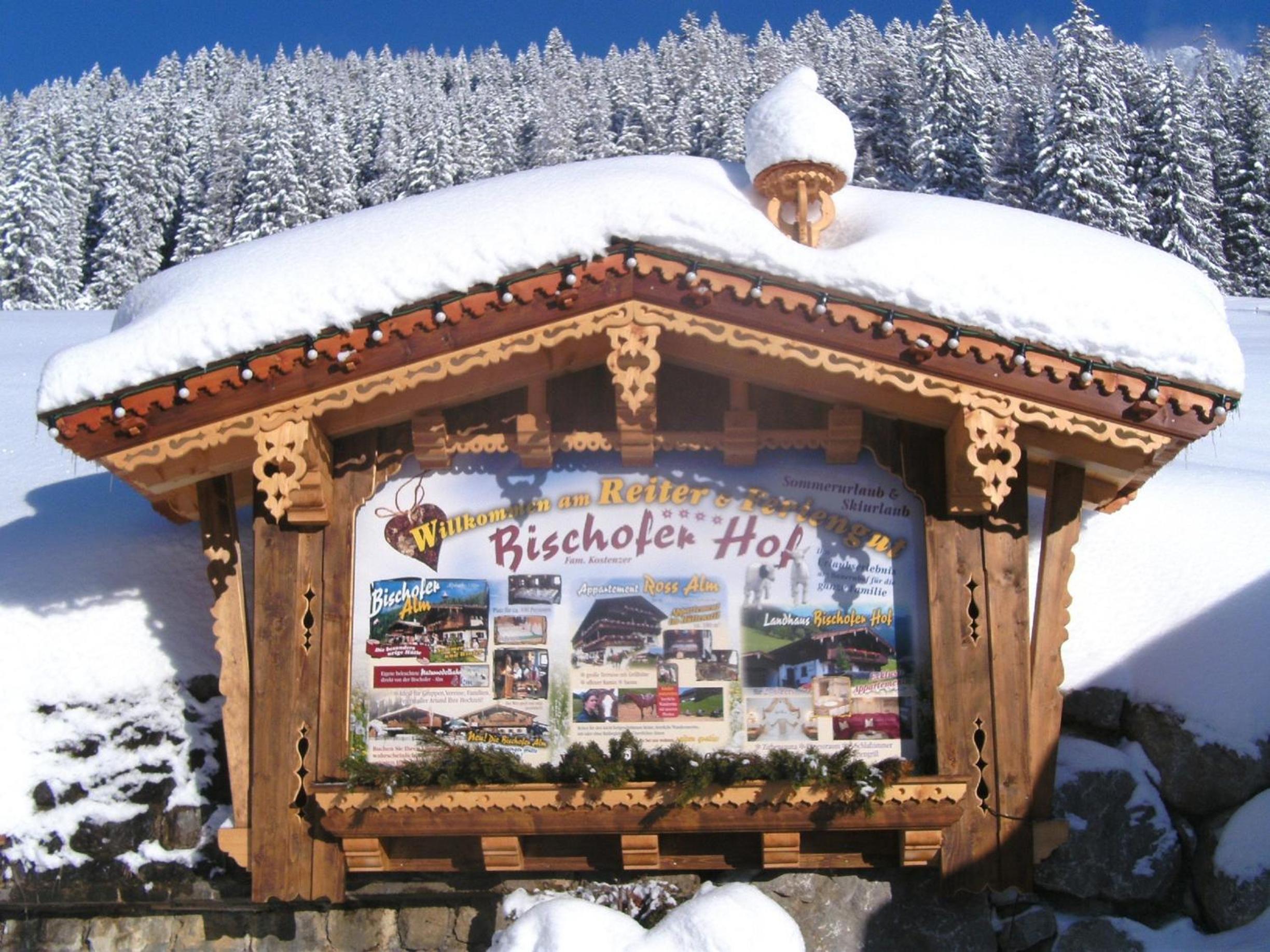 Appartement Rossalm mit Sauna