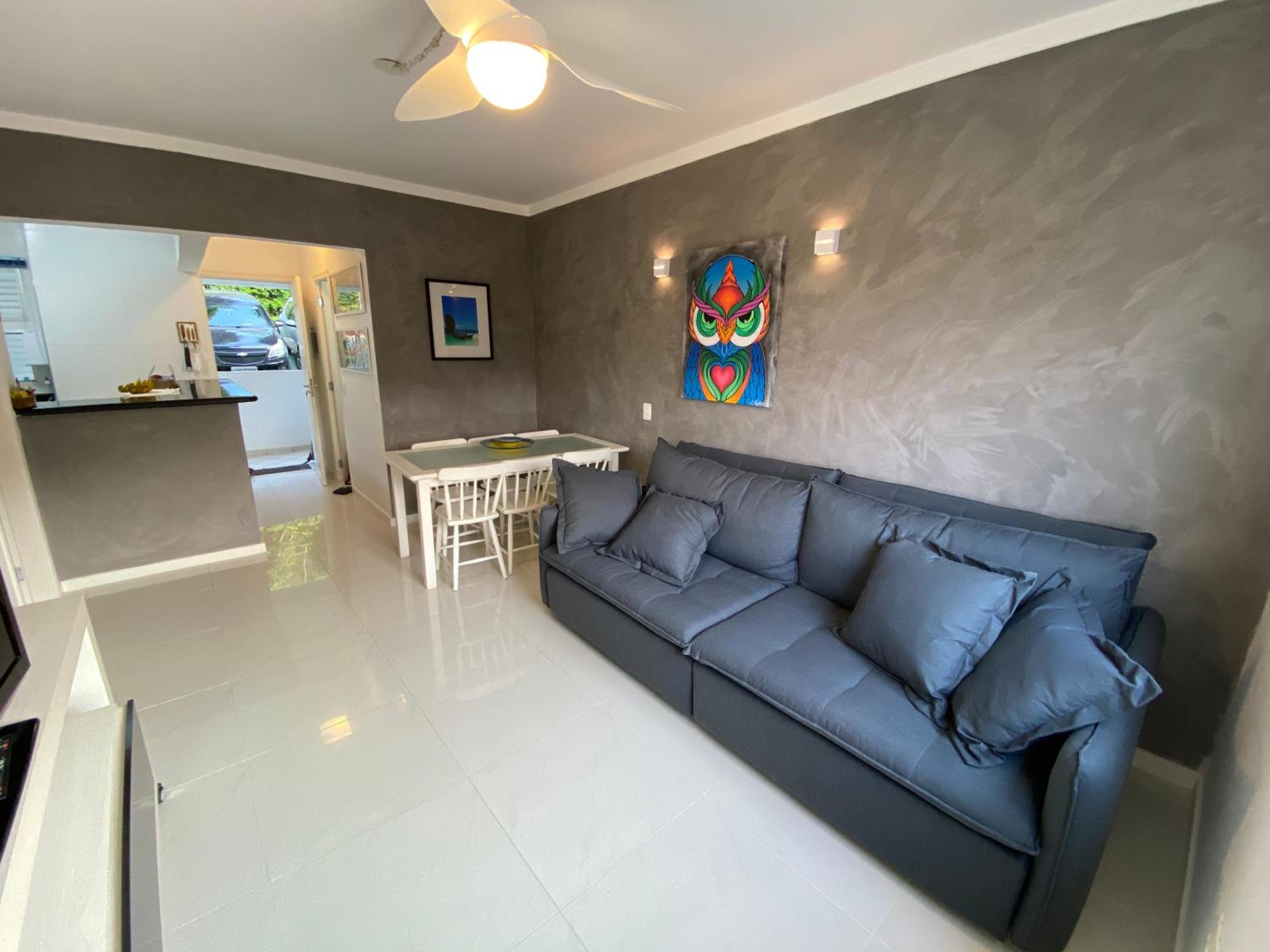 Apartamento Ubatuba Vista para o mar e pé na areia - Praia das Toninhas