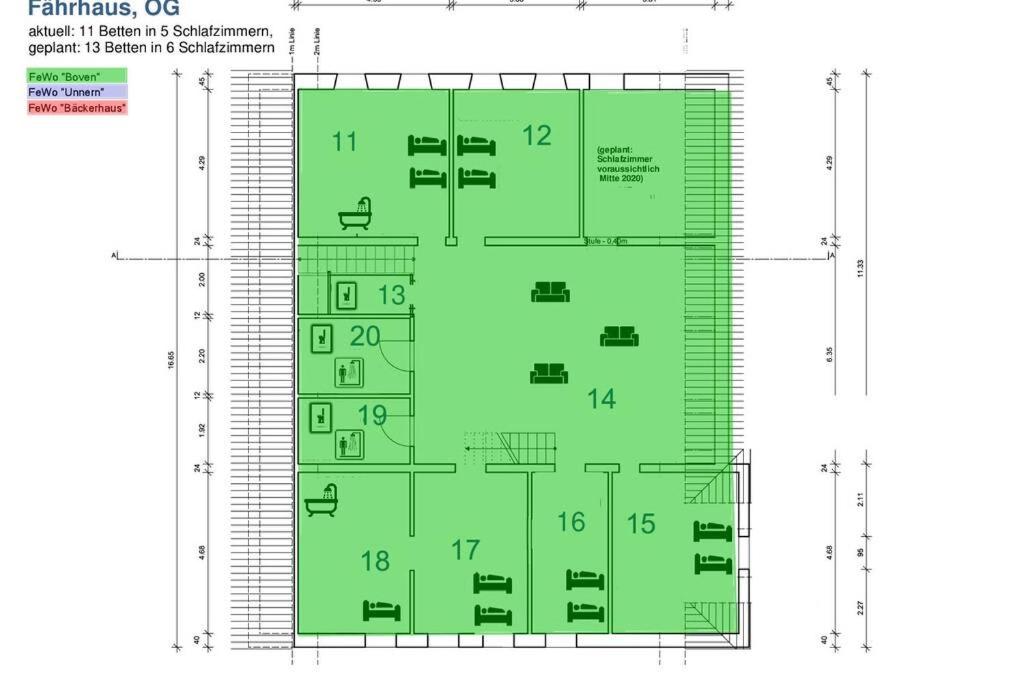Altes Fährhaus - Ferienwohnung Boven, 220 qm view 4