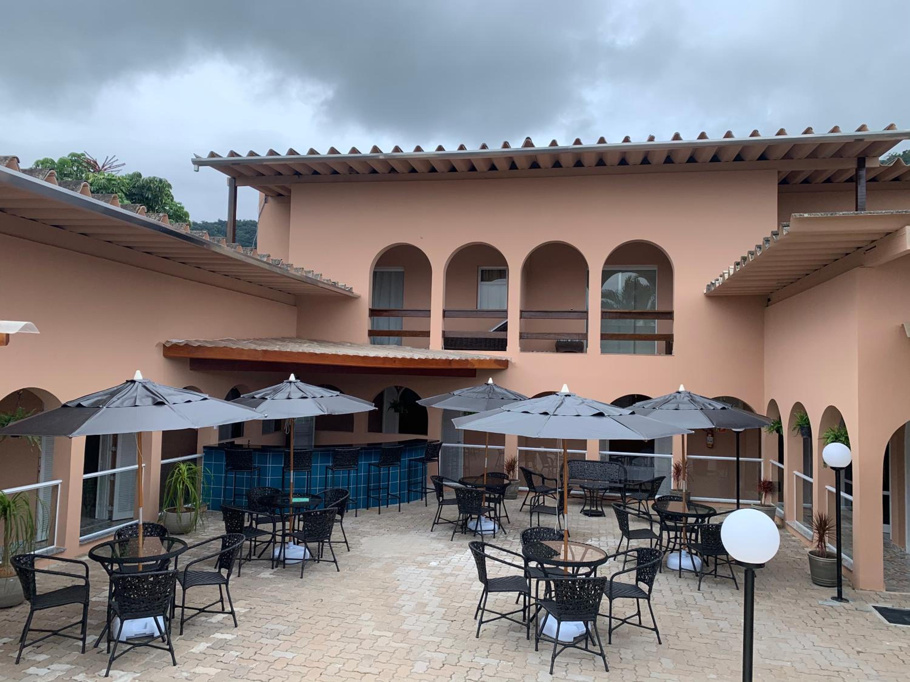 outdoor BBQ area