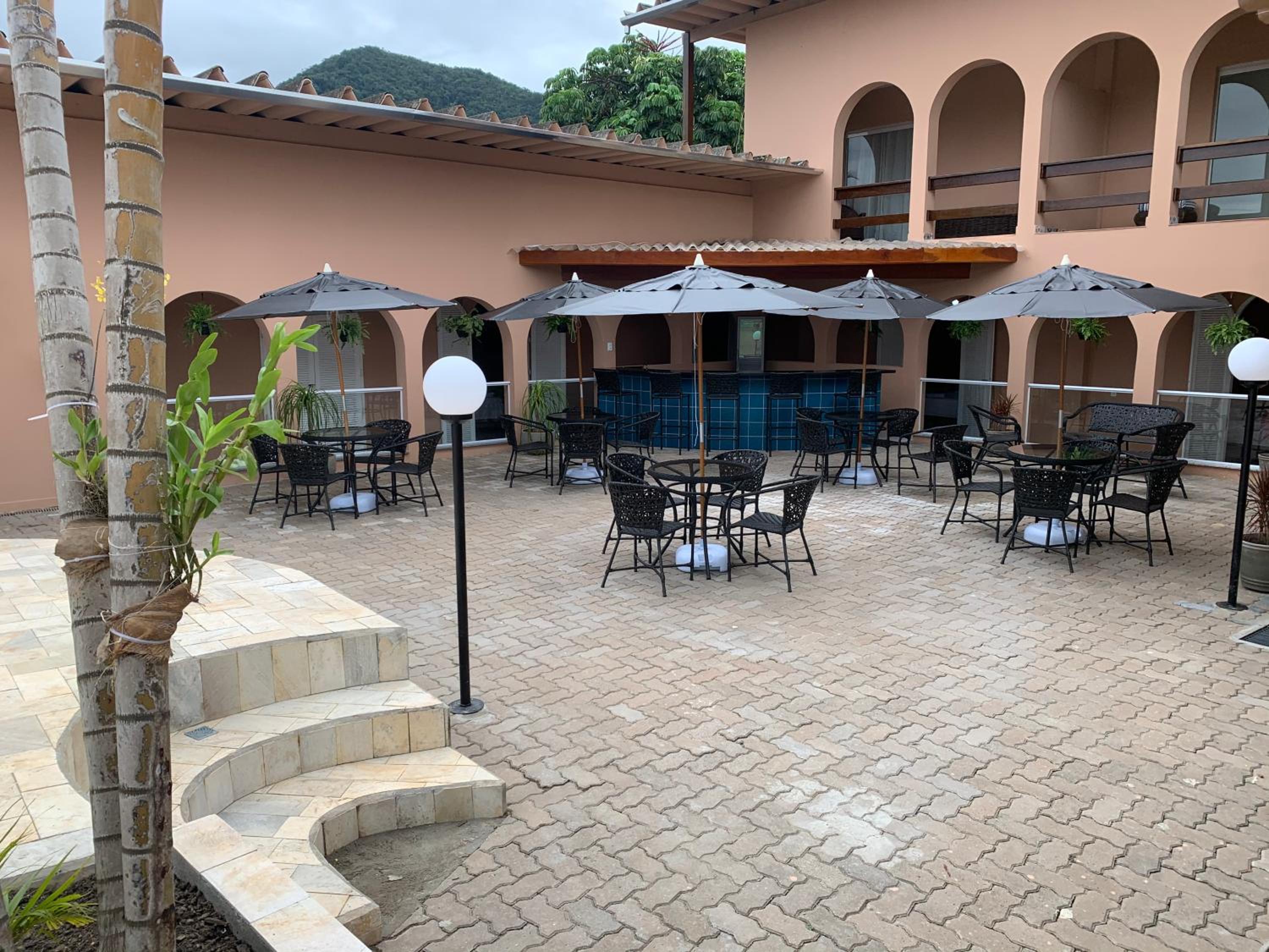 outdoor BBQ area