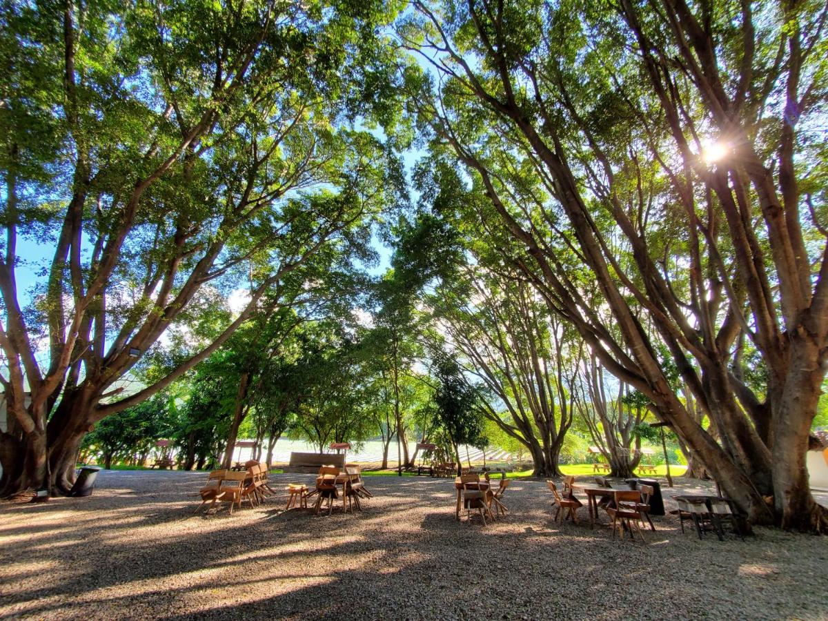 outdoor BBQ area
