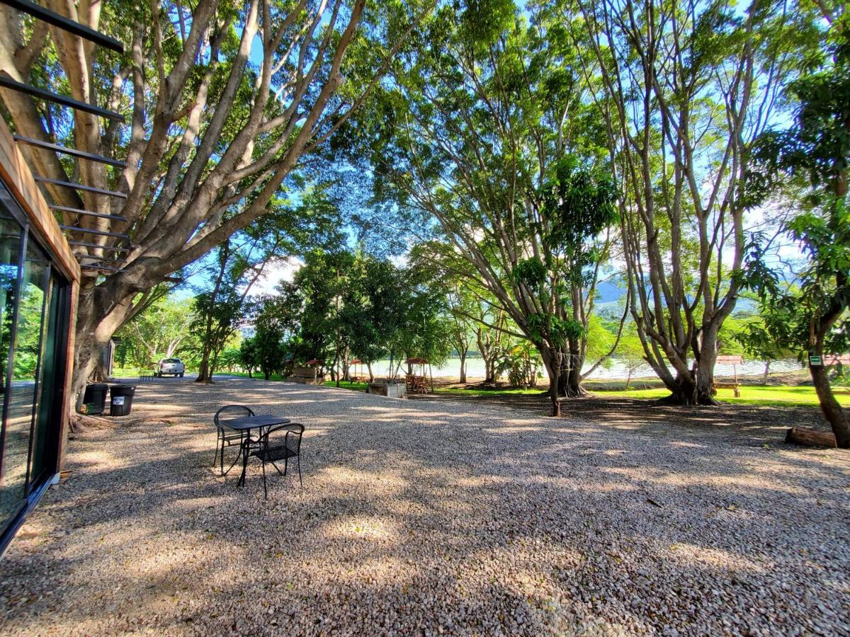 outdoor BBQ area