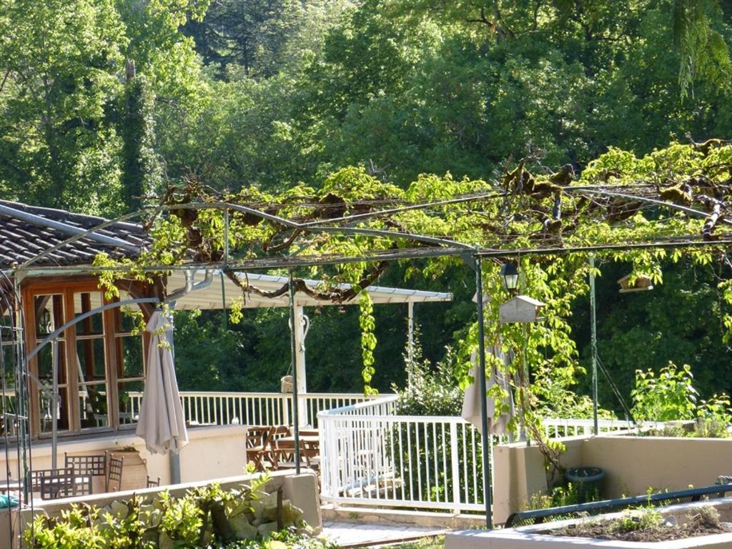 outdoor BBQ area