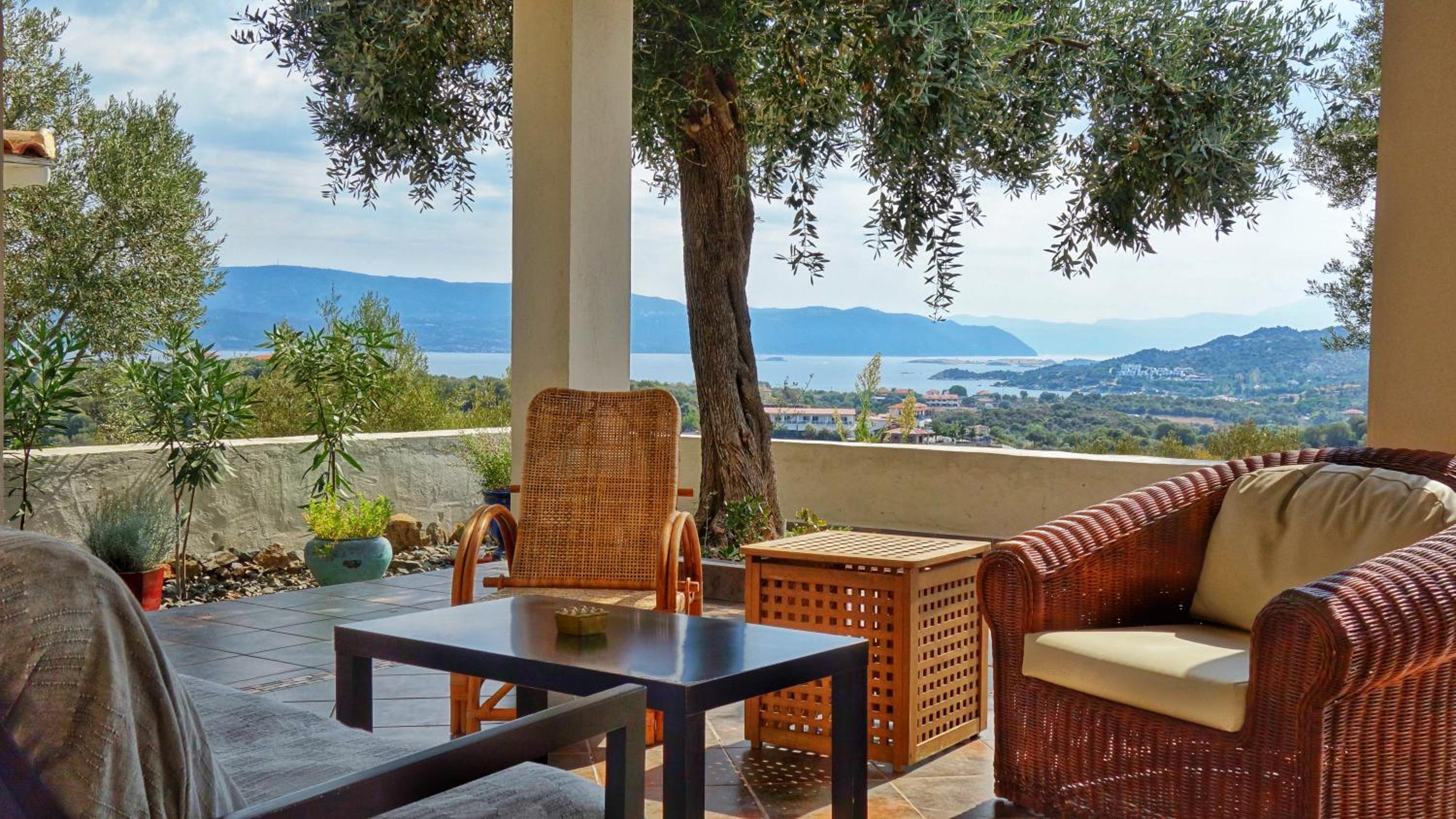 Olive Bay Hilltop Apartments Ammouliani view 2