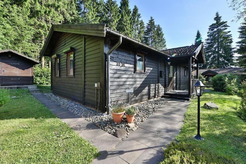 Waldsee-Ferienhaus-mit-Kamin-W-Lan