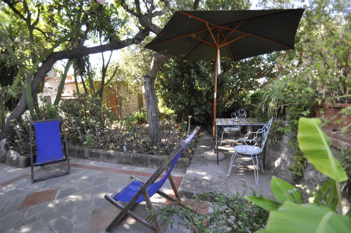 outdoor BBQ area