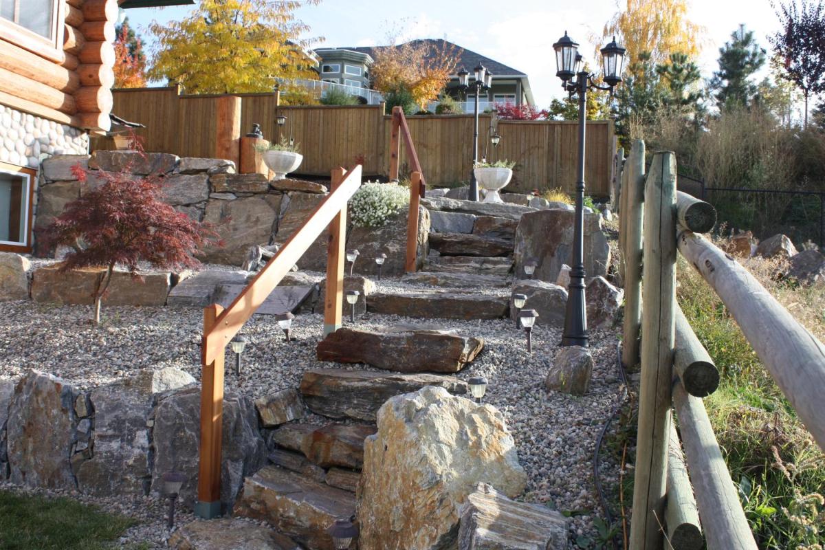 outdoor BBQ area