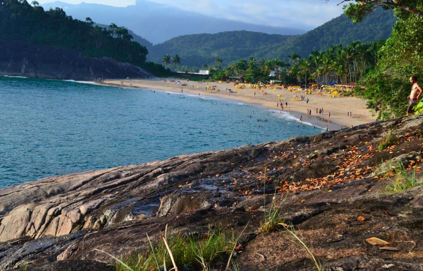 Casa Pé na Areia Condomínio fechado com piscina resort na Sununga - Ubatuba