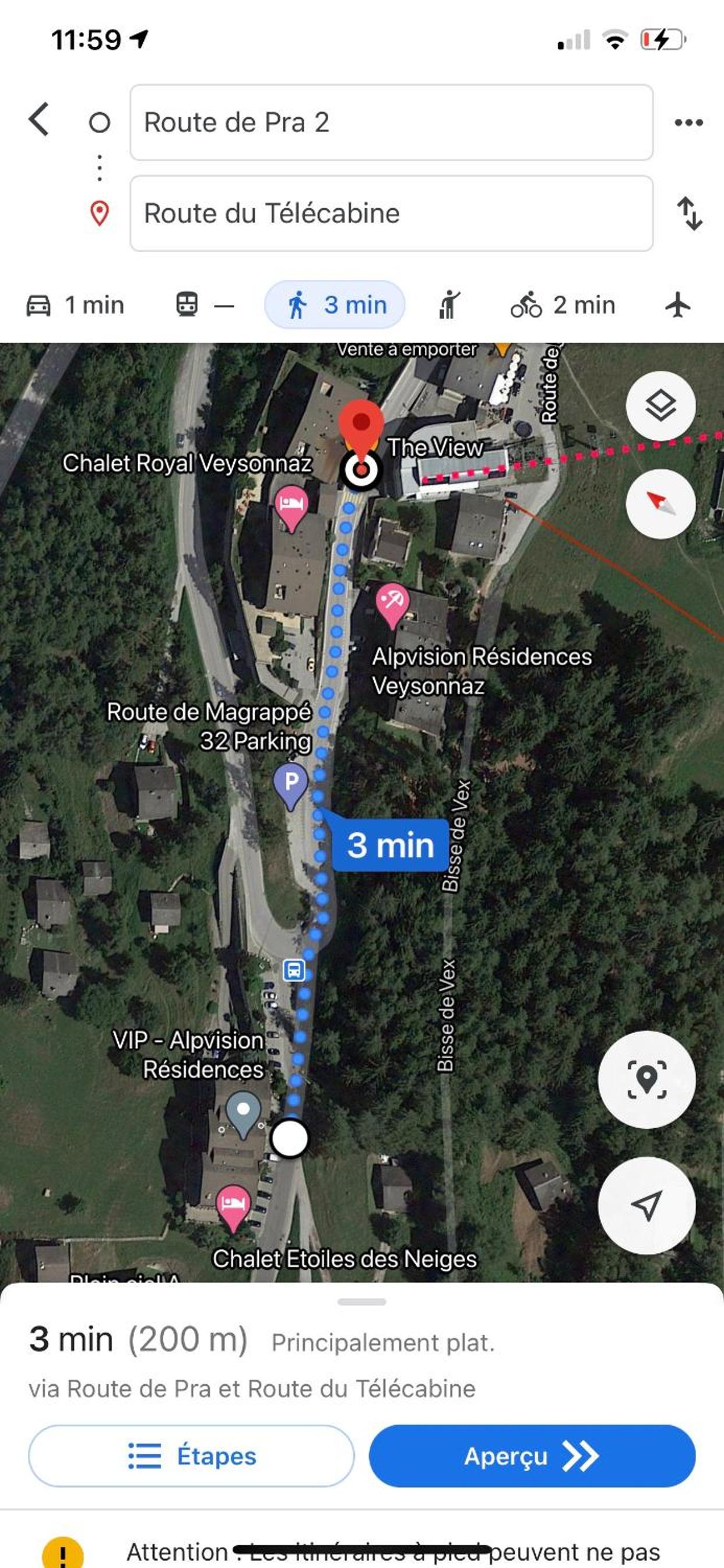 Studios Bellevue 1 et 2, ski lift 150m