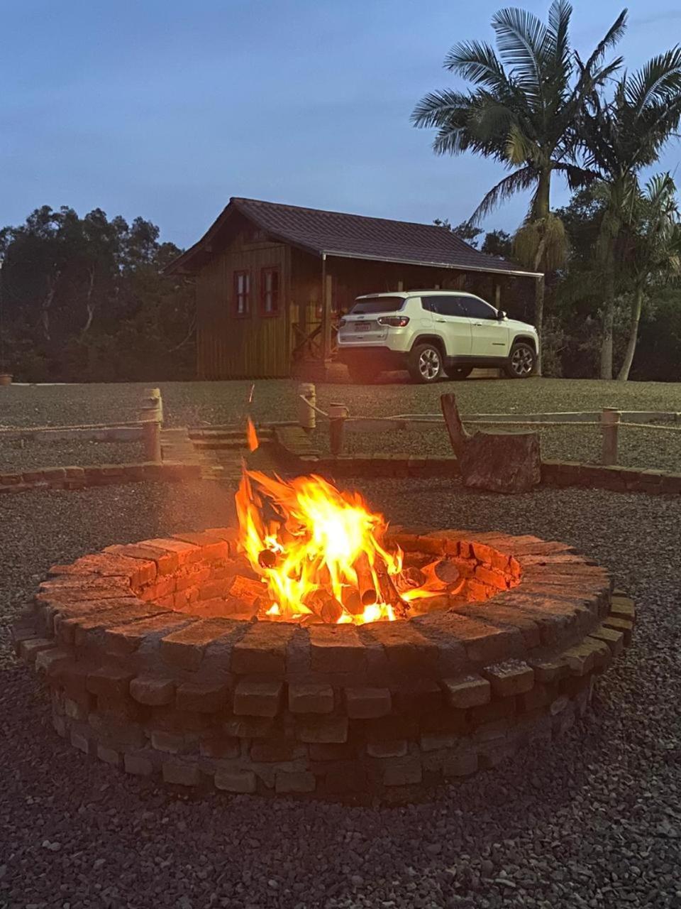 outdoor BBQ area