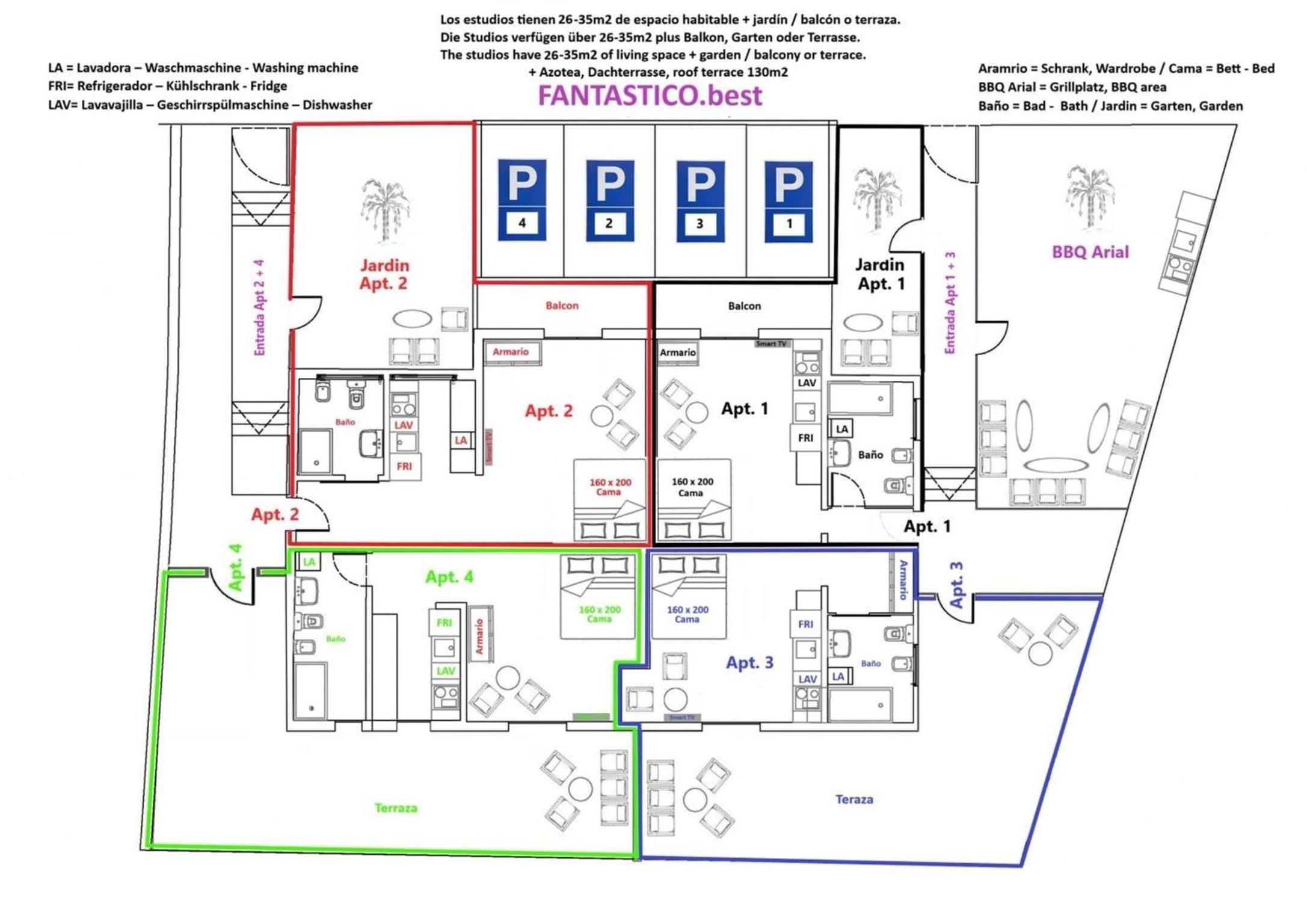 Fantastico 2 - Grossem Balkon - Gratis Parkplatz - Klimaanlage - Zentrumsnähe und Meernähe