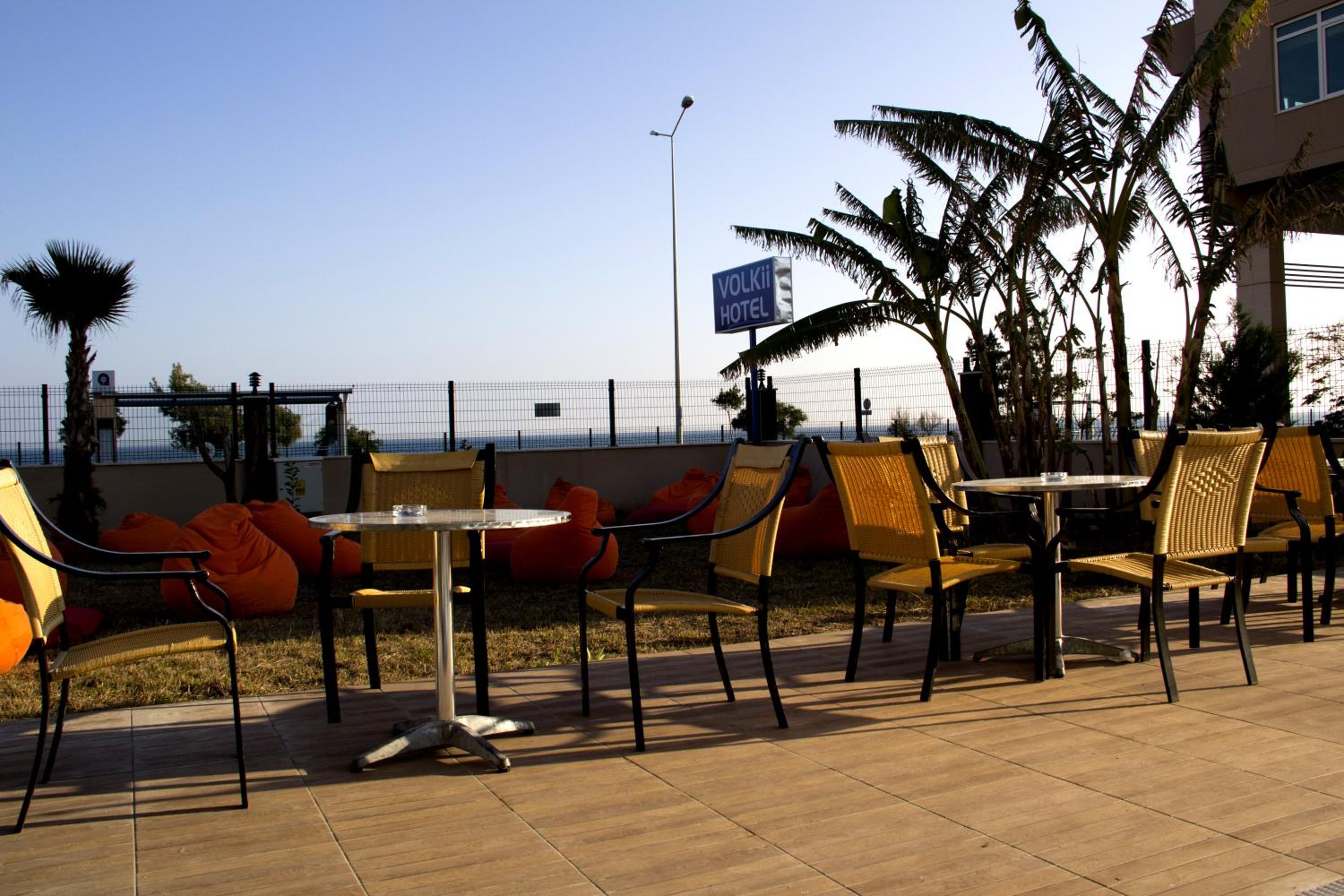 outdoor BBQ area
