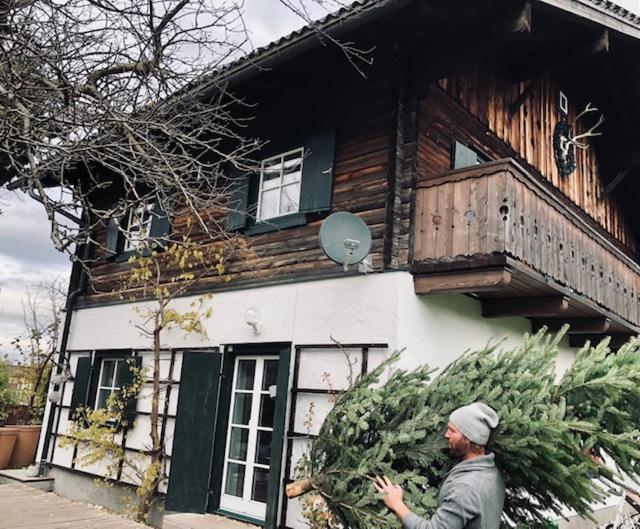 Forest Chalet, all famous ski areas around us, 15 min to city of salzburg, mountainview, panorama sauna, bath whirlpool, fire pit in garden up to 10 p