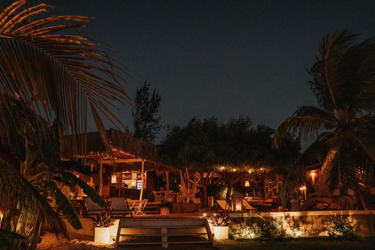 outdoor BBQ area