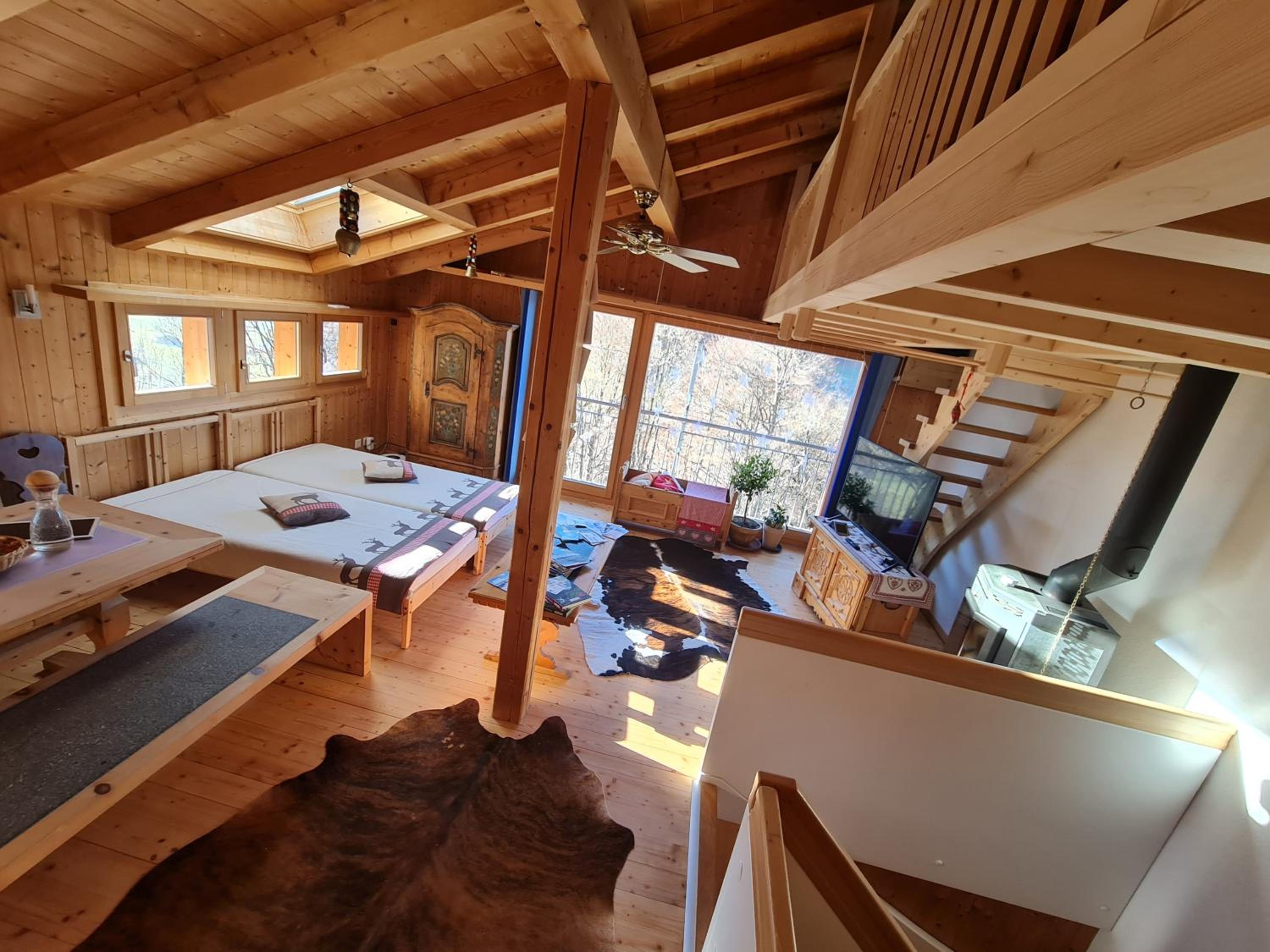 Ferienhaus & Ferienwohnung Wiñay Wayna Gotschna Blick Klosters