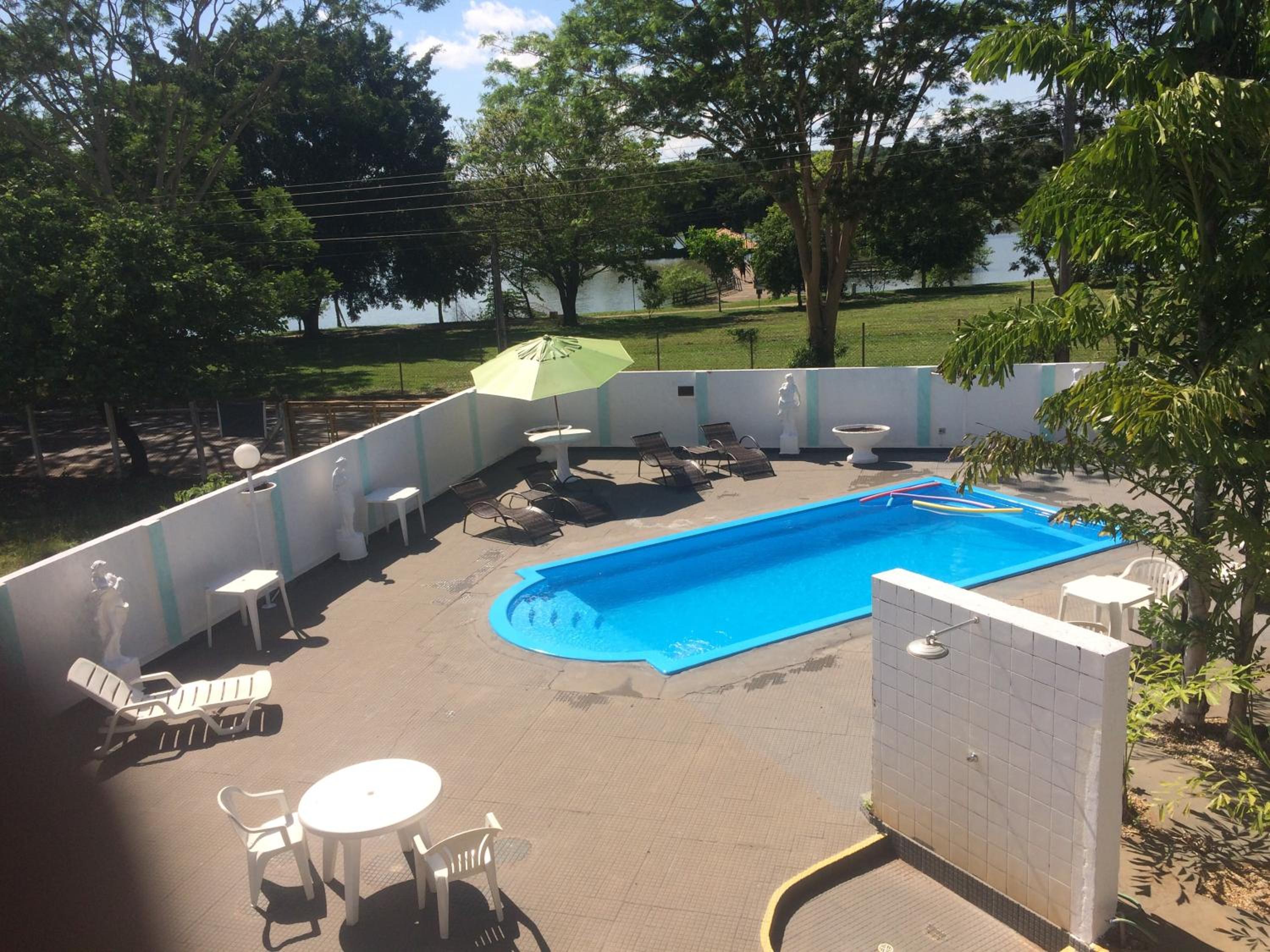 outdoor BBQ area