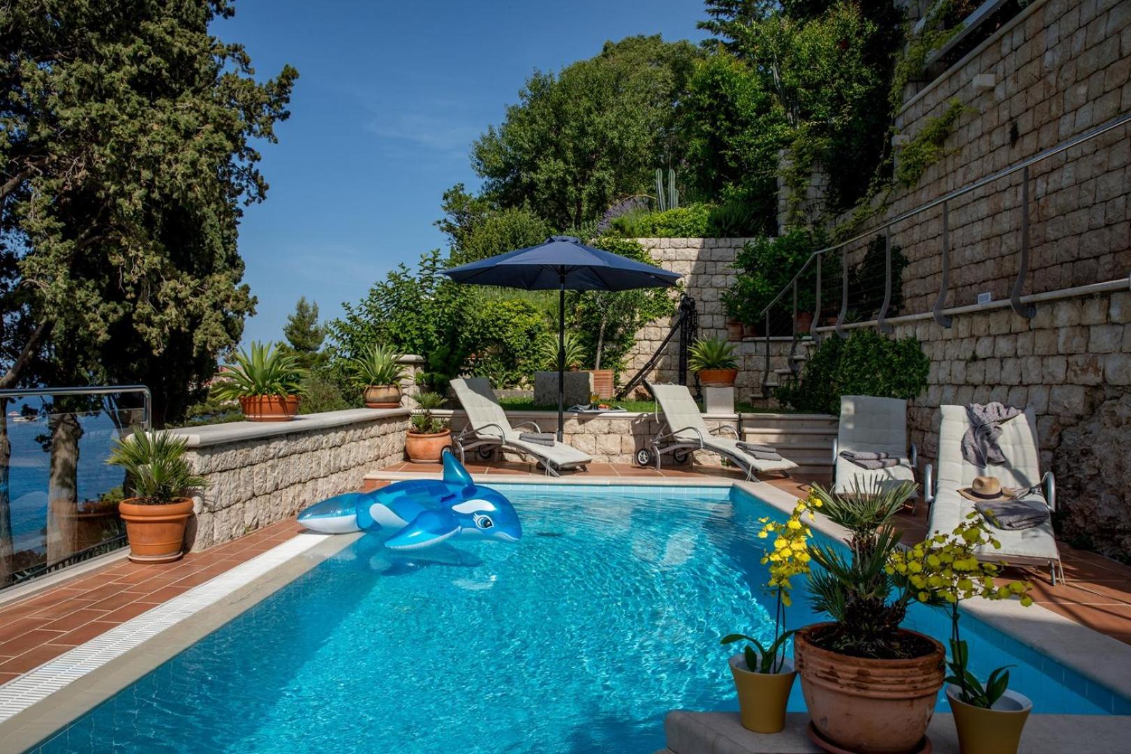 Luxury Villa Dubrovnik Palace near Old Town with pool