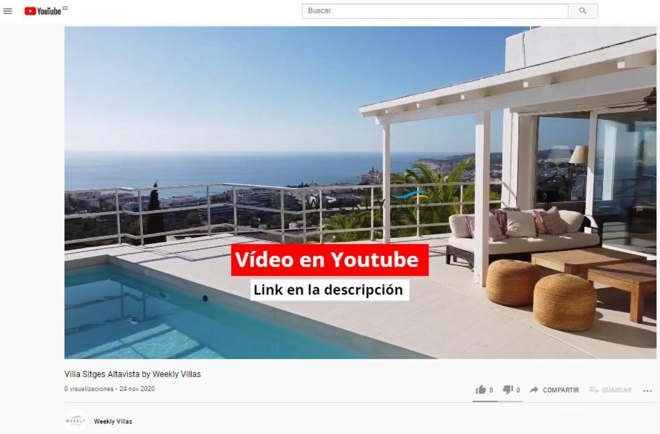 Villa Sitges Altavista Amazing View South oriented Calm Area AC Beach 2 minutes Drive and 18 minutes Walk view 5