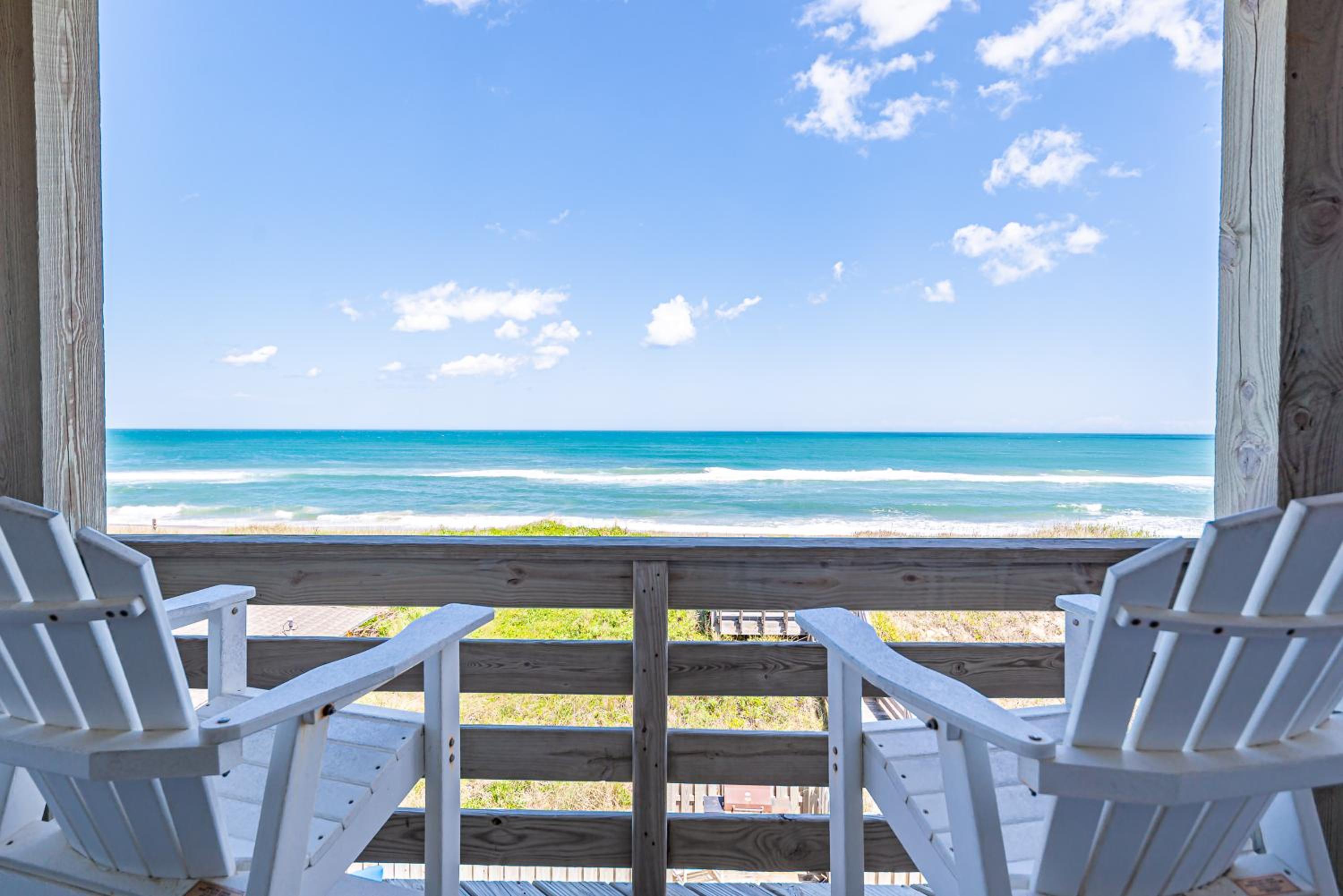 All is Well by the Sea - Oceanfront, Pool, Hot Tub, Rec Room, EV Charger, Walk to Nags Head Pier view 5